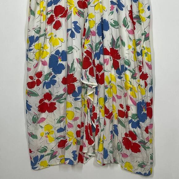 NEW RIXO X Target Floral Mock Neck Cascade Ruffle Dress Plus Size 28W/30W Spring - Picture 5 of 12